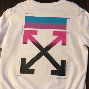 Off-White Gradient Crewneck Sweatshirt